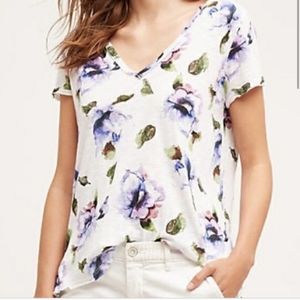 Anthropologie t.la Tillie Floral Tee